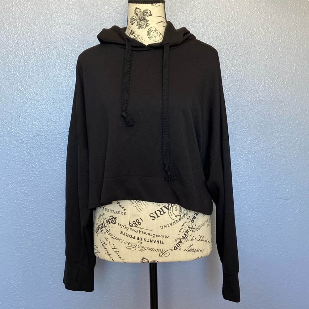 Altar’d State cropped oversized hoodie with thumb holes